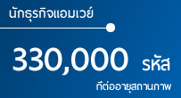นักธุรกิจแอมเว์ 330,000 รหัส